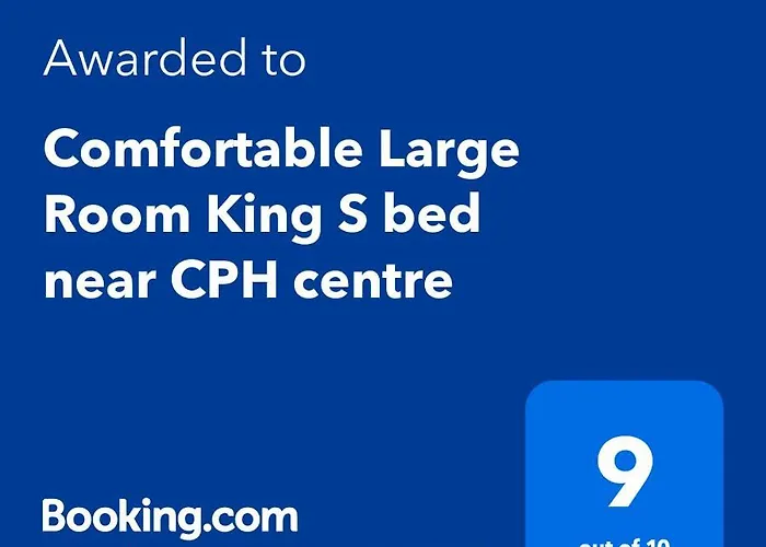 Comfortable Large King S Bed Near Cph Centre *
